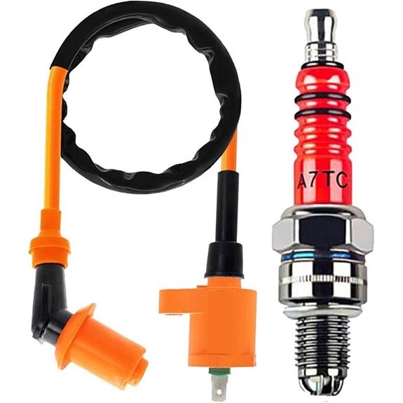 GY6 Ignition Coil & A7TC Spark Plug for Scooters