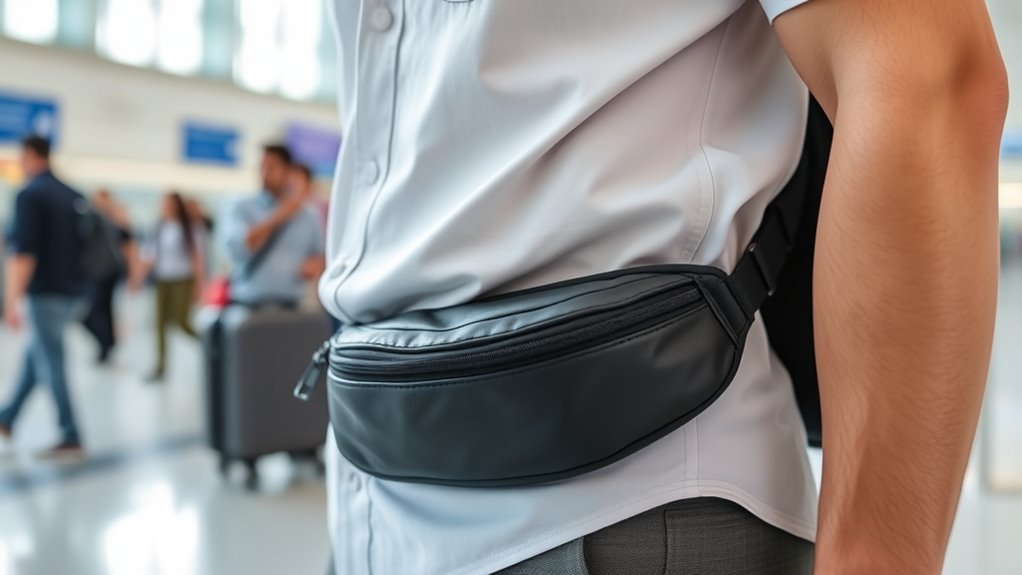 secure comfortable travel pouch