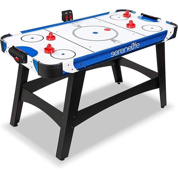 SereneLife 4.5 ft Air Hockey Table with Accessories