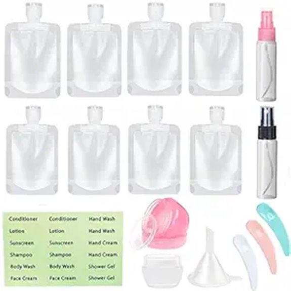 17-Pack TSA Travel Toiletry Pouches