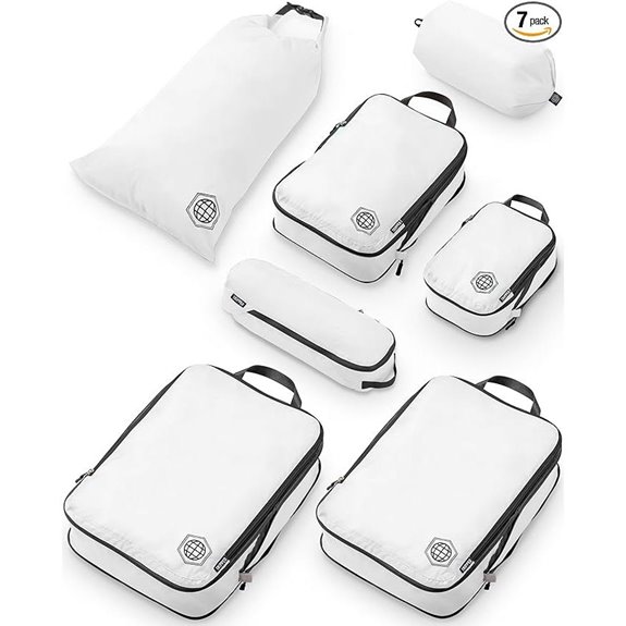 Travel Compression Packing Cubes - 7 Piece Set