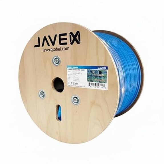 JAVEX Cat 6A Ethernet Cable 500ft Shielded