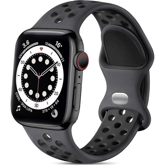 Lerobo Silicone Sport Band for Apple Watch Series 9-10