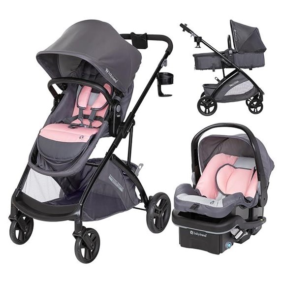 Baby Trend Passport 6-in-1 Travel System with Infant Car Seat