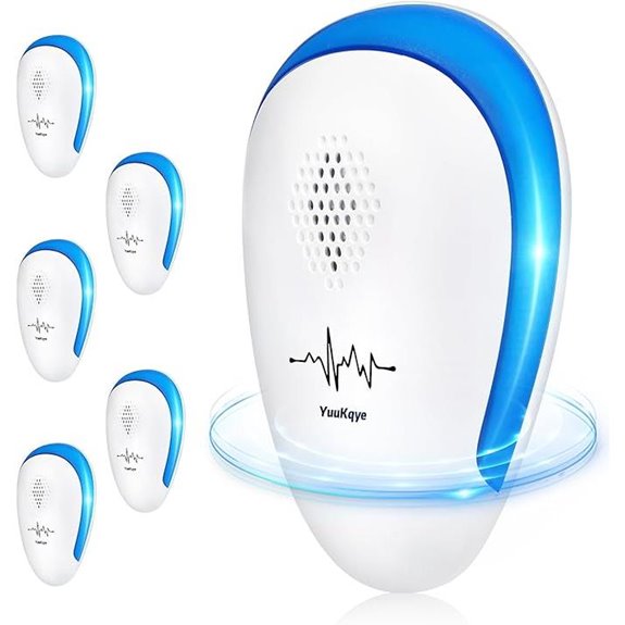 Ultrasonic Pest Repeller 6 Pack for Indoor Use