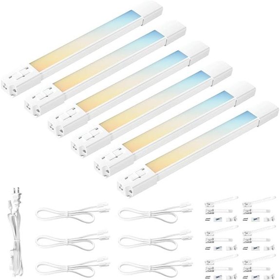 Parmida 6-Pack LED Under Cabinet Lighting Kit