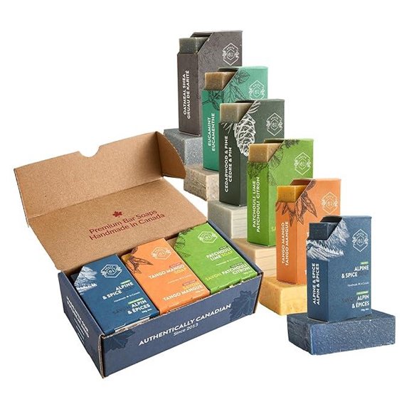 Crate 61 Organics Natural Plant-Based Soap (6-Pack)