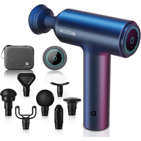 Arboleaf Massage Gun with 6 Speeds and Travel Case