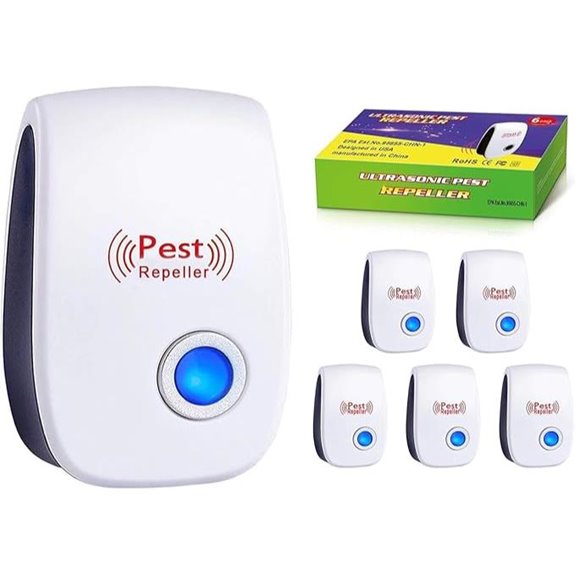 Ultrasonic Pest Repeller Device (6 Pack)