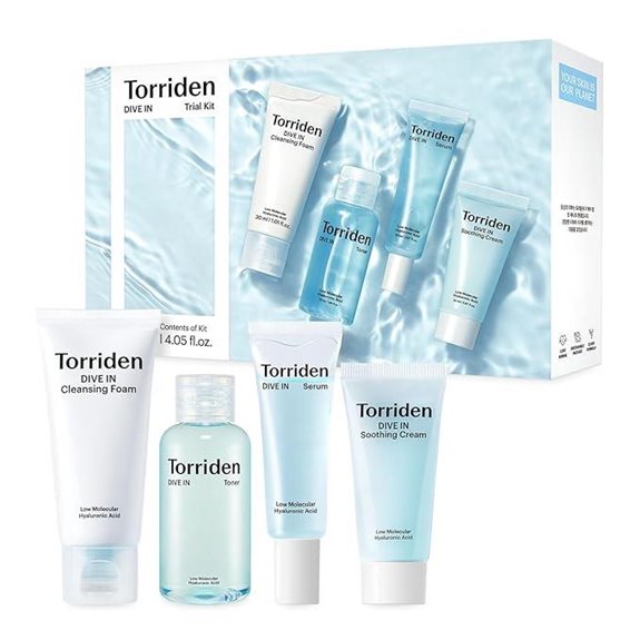Torriden DIVE IN Skincare Trial Kit (4 Steps)