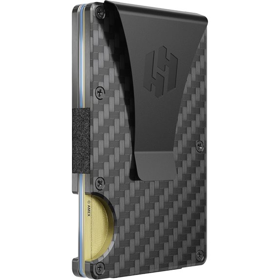 Hayvenhurst RFID Blocking Slim Carbon Fiber Wallet