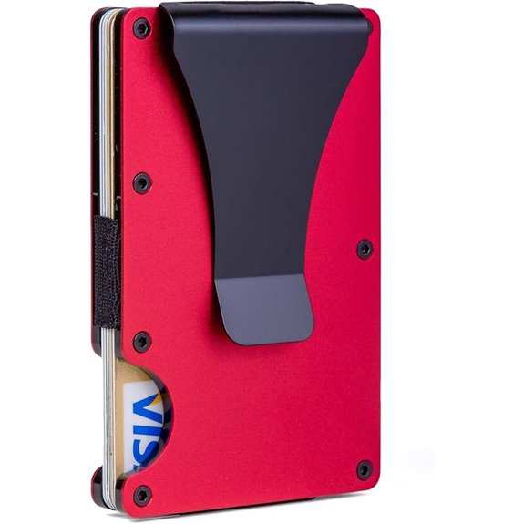 Slim Carbon Fiber Wallet with Money Clip for Men