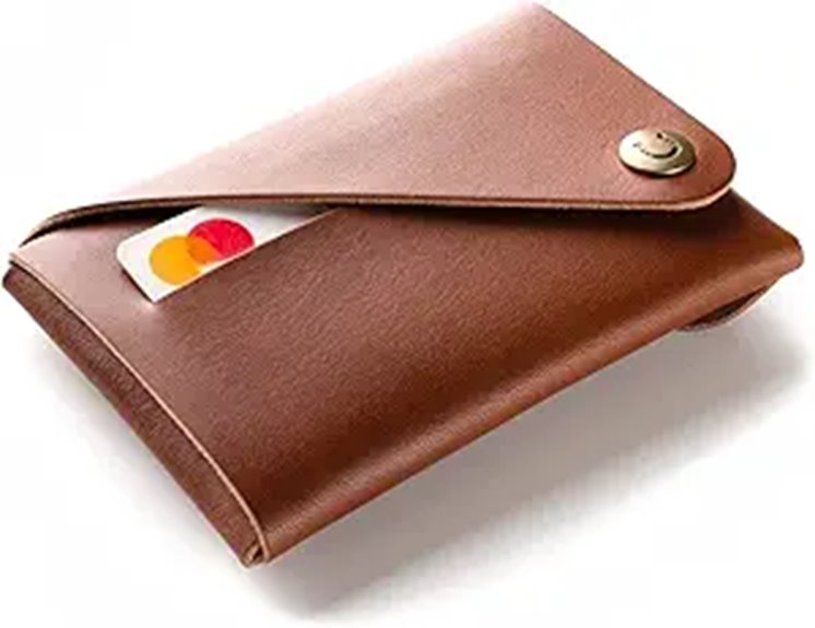 Crazy Horse Leather Slim Front Pocket Wallet