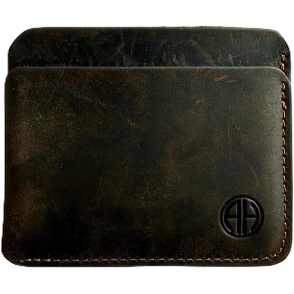 ZeroFold Slim Leather Credit Card Wallet for Men
