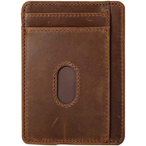 Slim Leather Wallet for Men