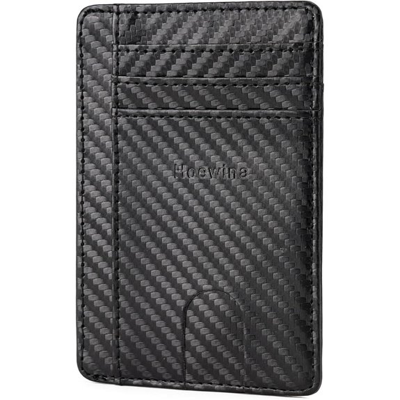Hoewina RFID Blocking Slim Wallet for Men and WoMen