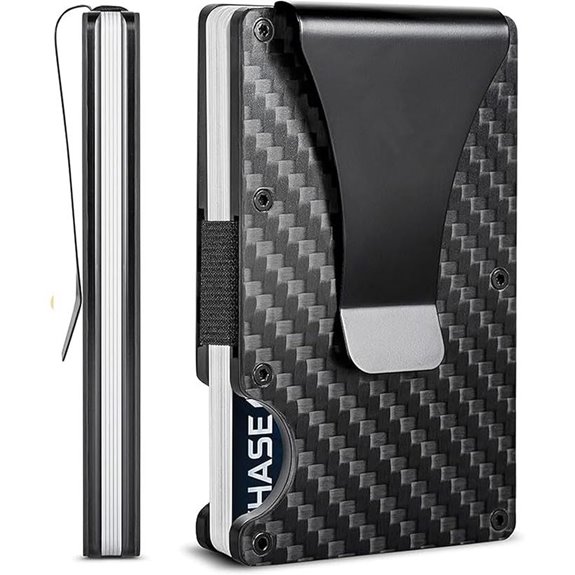 Minimalist RFID Carbon Fiber Wallet for Men