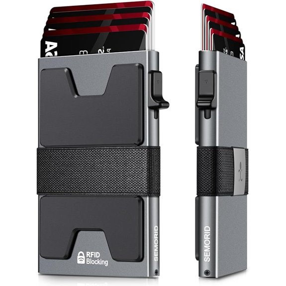 Slim Aluminum RFID Card Wallet for Men