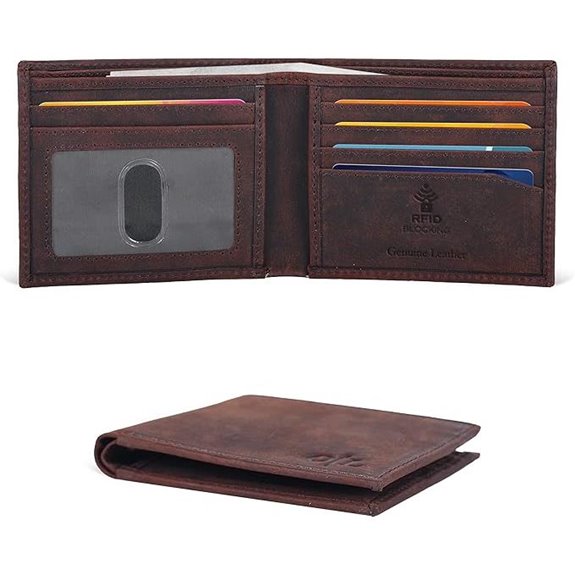 Oak Leathers Slim RFID Leather Wallet for Men