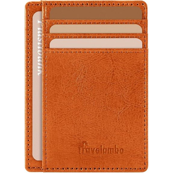 Travelambo Slim RFID Leather Wallet