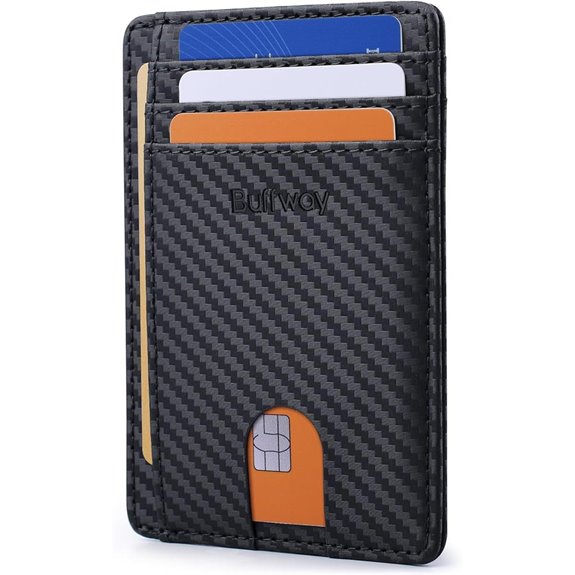 Buffway Slim RFID Blocking Leather Wallets
