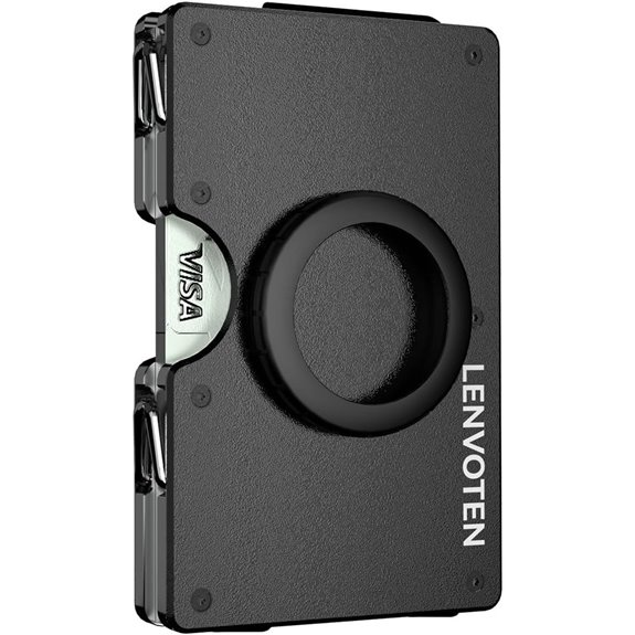 slim rfid metal wallet