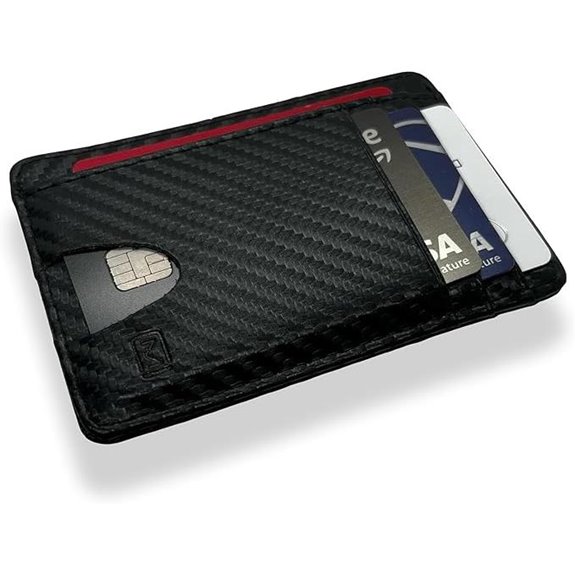 Modern Slim Wallet with RFID Protection