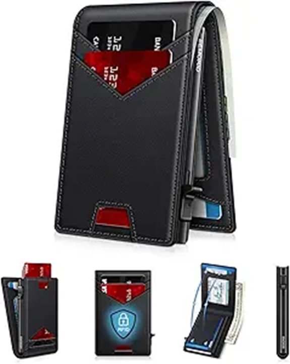 Slim RFID Men’s Wallet with Card Holder and Cash Slot