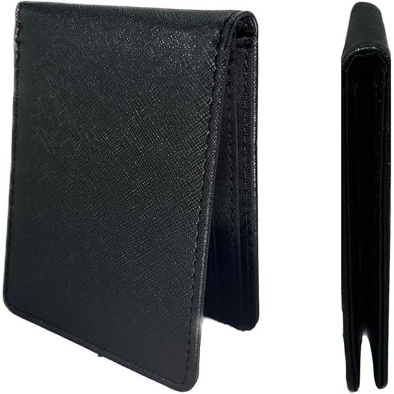 RFID Bifold Wallet with Card Slots and ID Window