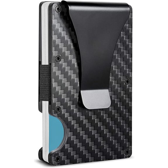 WAFJAMF Slim Stainless Steel Money Clip Wallet