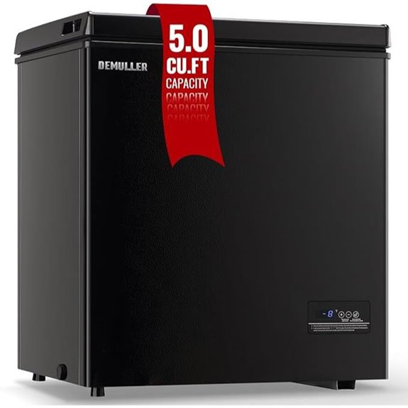Chest Freezer 5.0 Cubic Feet with Removable Baskets