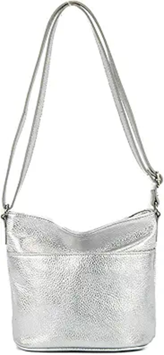 T198 - Small Italian leather shoulder bag