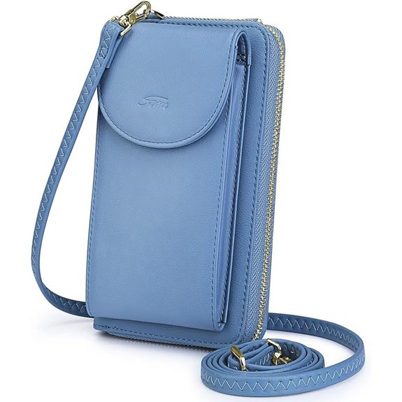 S-ZONE Small Crossbody Phone Bag with RFID Blocking