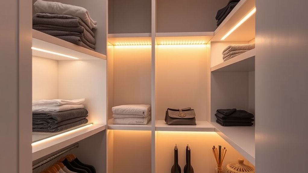 small shelf lighting considerations