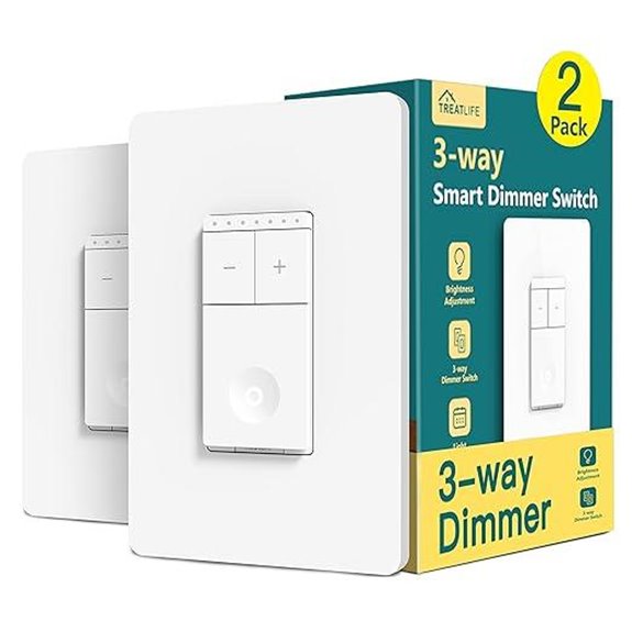 TREATLIFE 3-Way Smart Dimmer Switch (2 Pack)