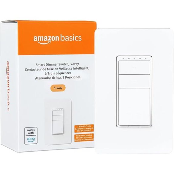 Amazon Basics 3-Way Smart Dimmer Switch with Alexa