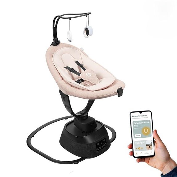 Babymoov Swoon Evolution Smart Baby Swing with App