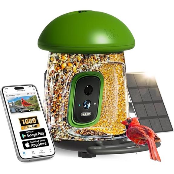 LONA Smart Bird Feeder with Camera & AI Detection