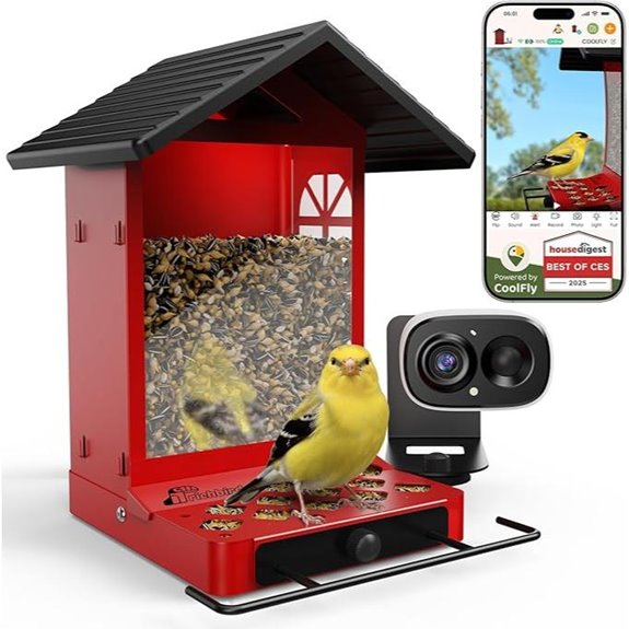 Smart Bird Feeder with Camera and AI Identifier