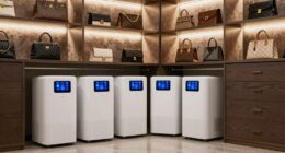smart closet handbag dehumidifiers