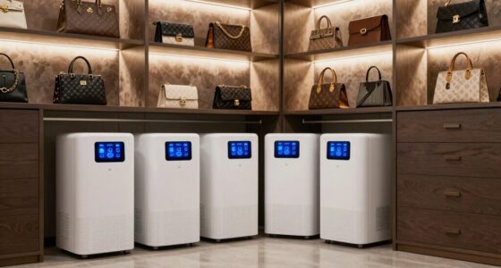 smart closet handbag dehumidifiers