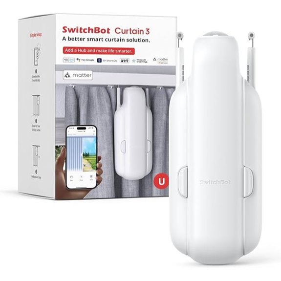 SwitchBot Smart Curtain Opener with App & Voice Control
