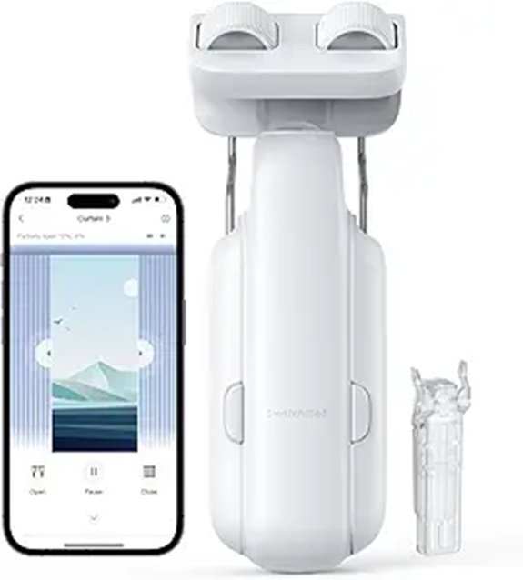 SwitchBot Smart Curtain Opener with App & Alexa Compatibility