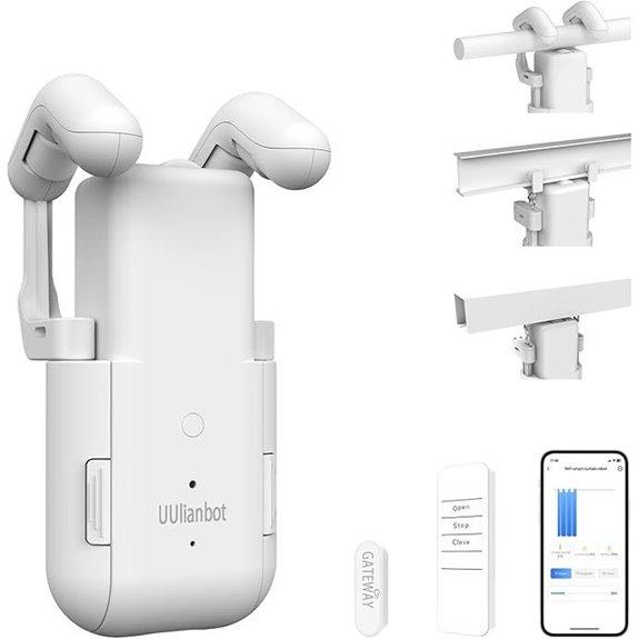 Smart Automatic Curtain Opener with App & Voice Control