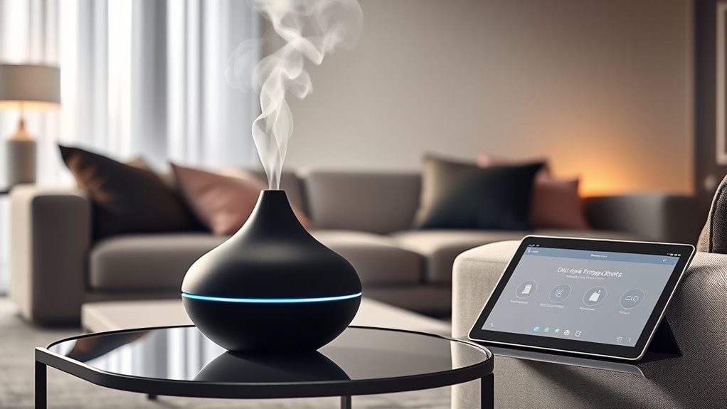 smart diffuser compatibility features