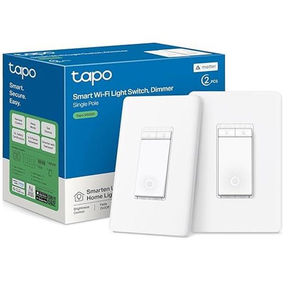 TP-Link Tapo Matter Smart Dimmer Switch (2-Pack)