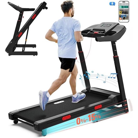 smart incline treadmill control