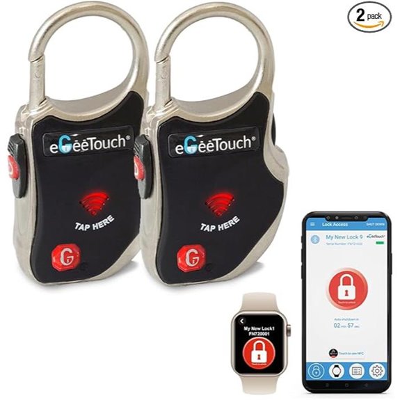 smart nfc bluetooth luggage locks