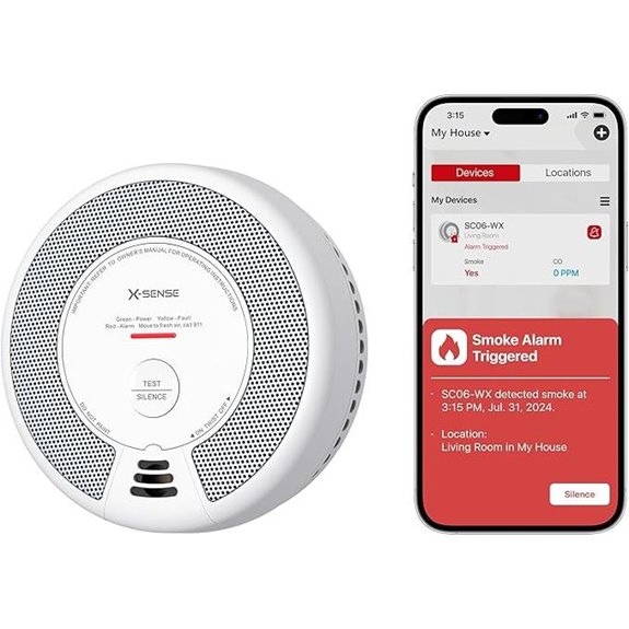 X-Sense Combo Smoke & CO Detector with App Alerts