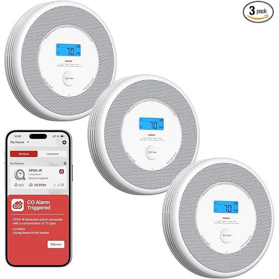 X-Sense Smart Smoke & CO Detector 3-Pack